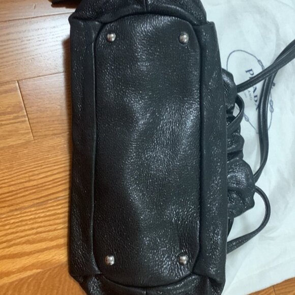 Auth Prada Cervo Lux Nero - Picture 7 of 11